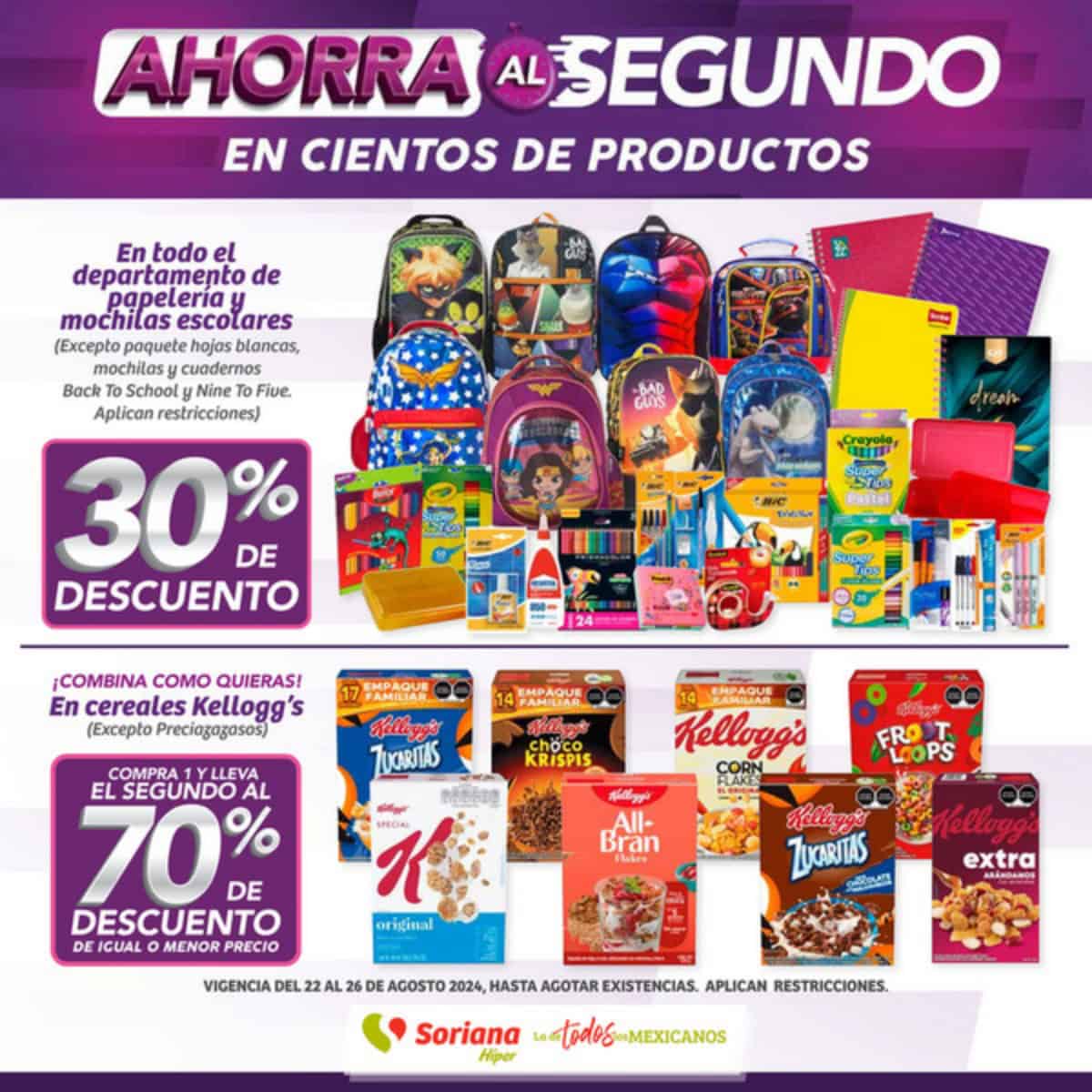 Soriana Fin de Semana Hiper Nacional: ofertas del 22 al 26 de agosto