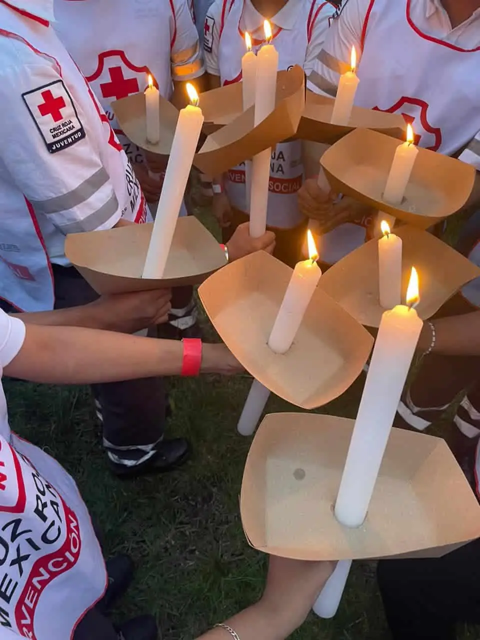 Los jóvenes del área de Juventud de Cruz Roja Navolato aprenden y se capacitan en el Campamento Nacional.