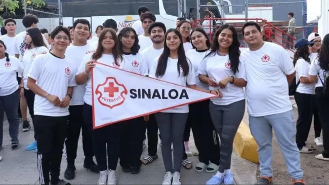 Los juventinos de la Cruz Roja Navolato asistieron a un Campamento Nacional donde aprendieron técnicas de emergencia. FOTO: Cortesía.