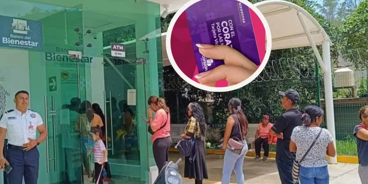 Las mujeres que tengan la Tarjeta Violeta recibirán 2 mil 600 pesos. Foto: Cortesía