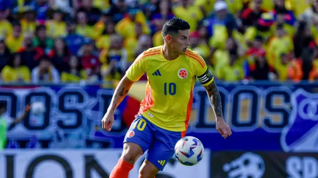 James podría debutar ante el Espaynol | Imagen: @jamesdrodriguez