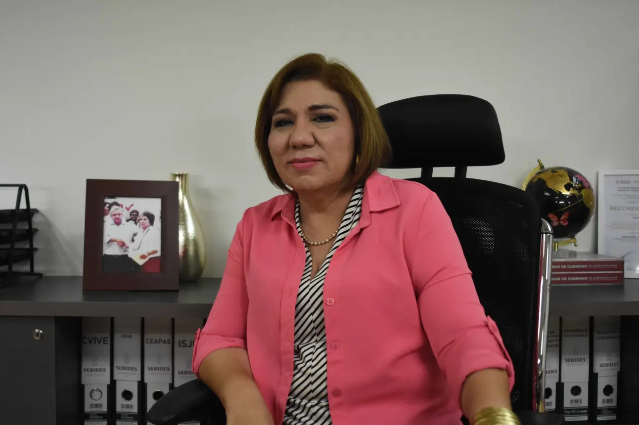 María Inés Pérez Corral, secretaria de Bienestar y Desarrollo Sustentable en Sinaloa. Foto: Tus Buenas Noticias / Lino Ceballos