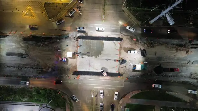 Abierta la circulación del cruce del Boulevard Orquídeas y Rolando Arjona.