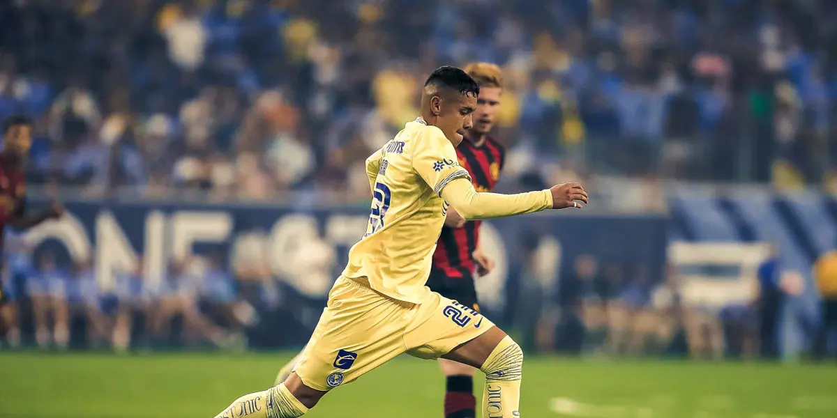 Emilio Lara es rayo | Imagen: @ClubAmerica