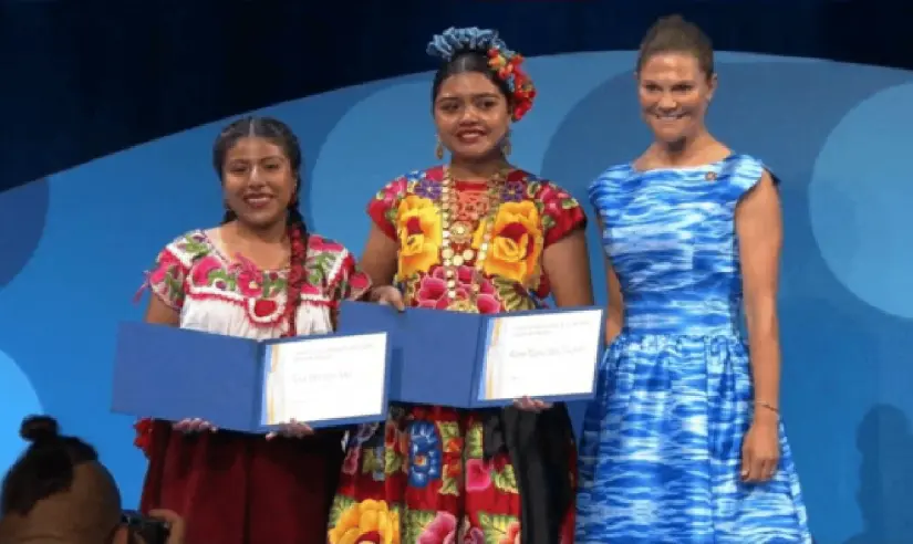 Estudiantes oaxaqueñas obtienen el Premio Mundial del Agua para México