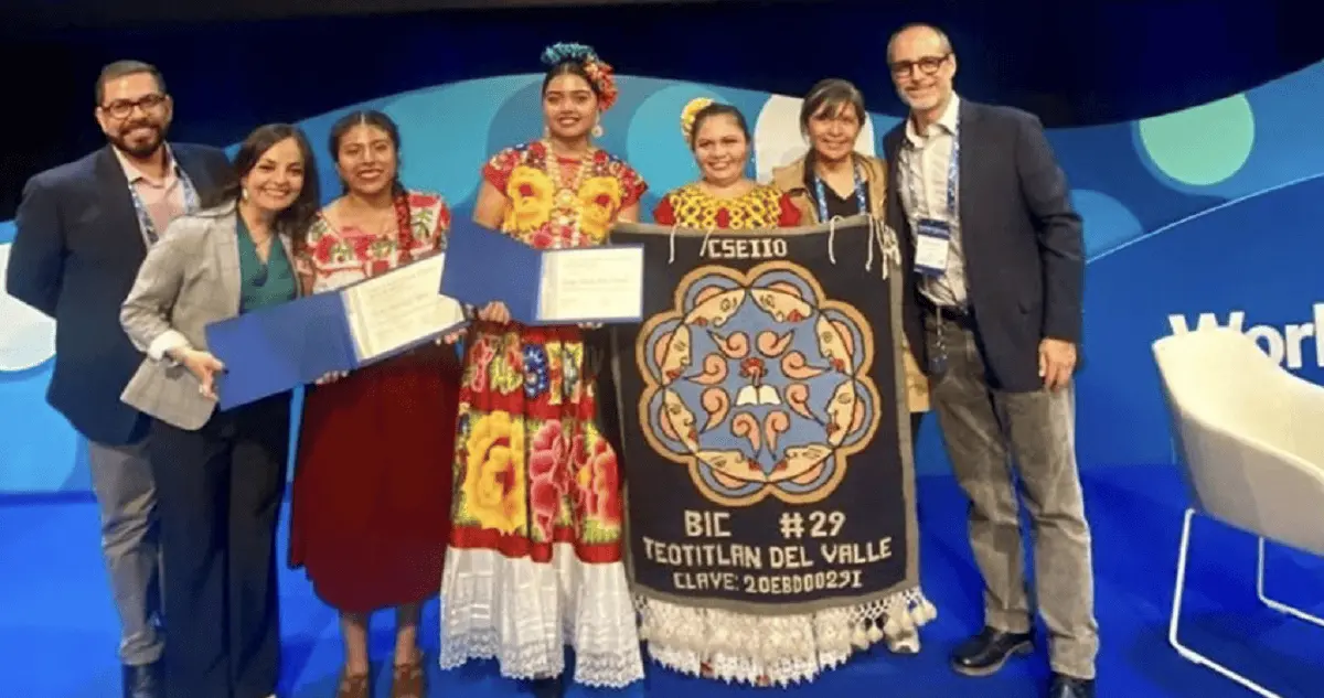 Por primera vez, estudiantes oaxaqueñas obtienen el Premio Mundial del Agua para México