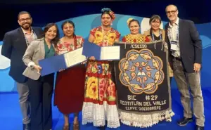 Por primera vez, estudiantes oaxaqueñas obtienen el Premio Mundial del Agua para México