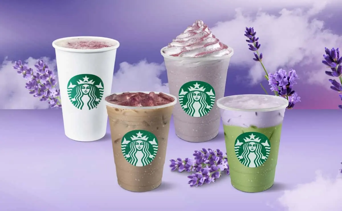 Disfruta de tus bebidas de Lavanda favoritas a precio especial. Foto: Starbucks México