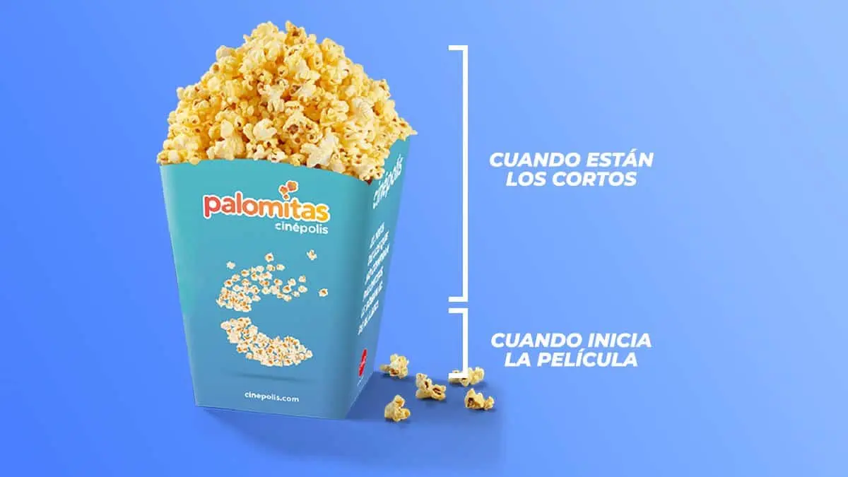 Las palomitas no pueden faltar en tu visita a Cinépolis. Foto: Cortesía