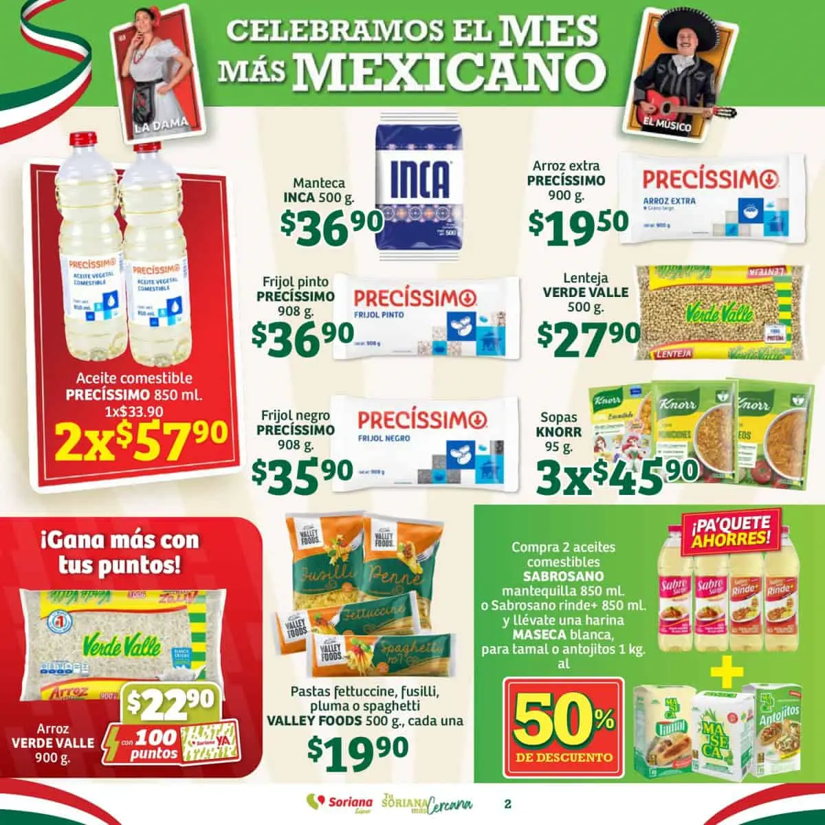 Ofertas de Soriana: folleto catorcenal válido del 29 de agosto al 12 de septiembre