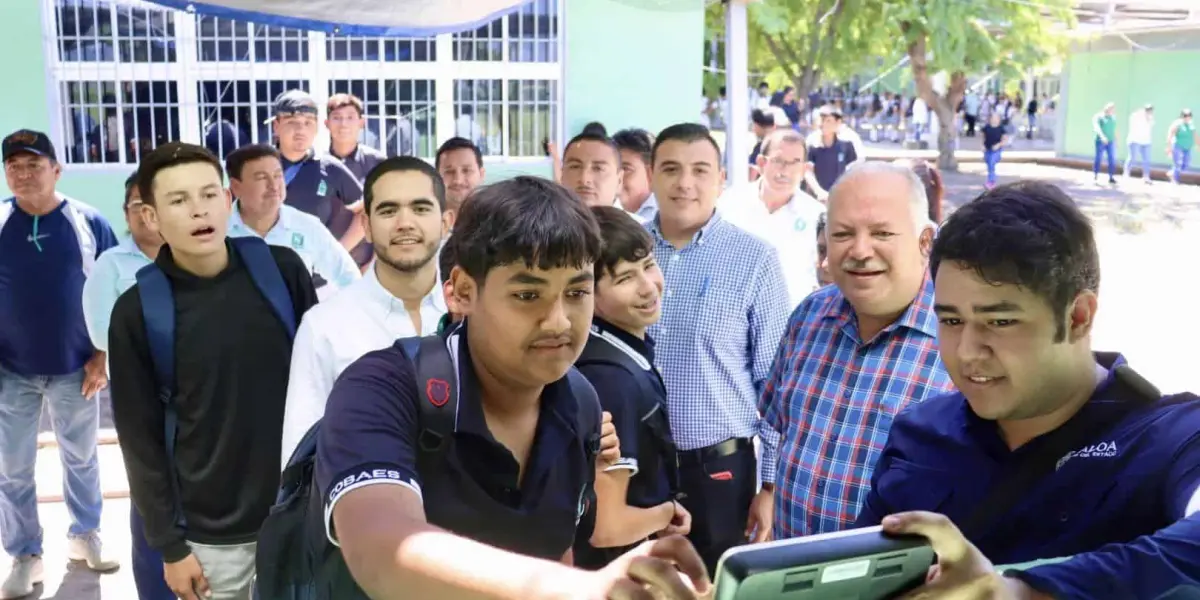 El programa de Comedores Juveniles llega a Cobaes 67 de Ocoroni. Foto: Cortesía