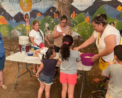 Niños y niñas de la colonia Pípila en Culiacán disfrutan un verano de aprendizaje y diversión