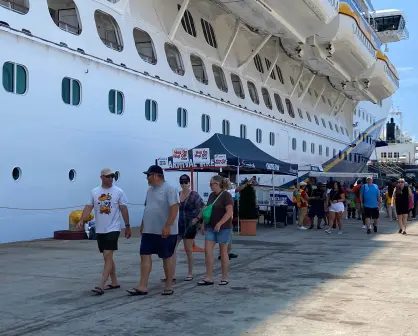 Cierra agosto con la visita de más de 272 mil cruceristas en Mazatlán