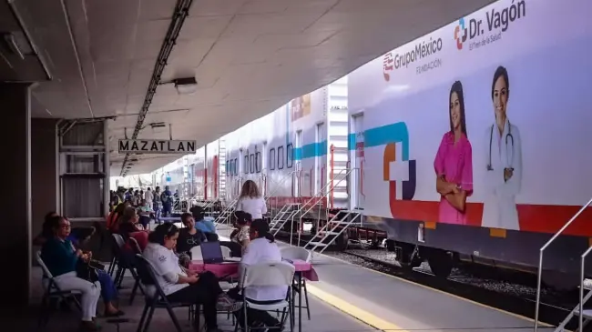 Doctor Vagón ya está en Mazatán ofreciendo consultas médicas gratuitas.