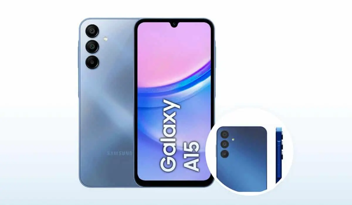 El smartphone Samsung Galaxy A15 incluye batería de alto rendimiento. Foto: Cortesía