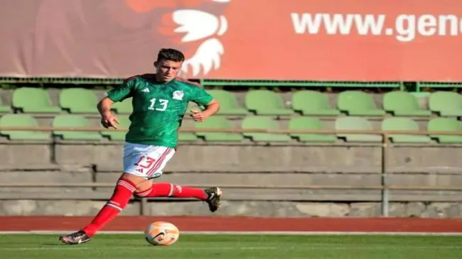 Carlo Soldati con el Tri | Imagen: @Miseleccionmx