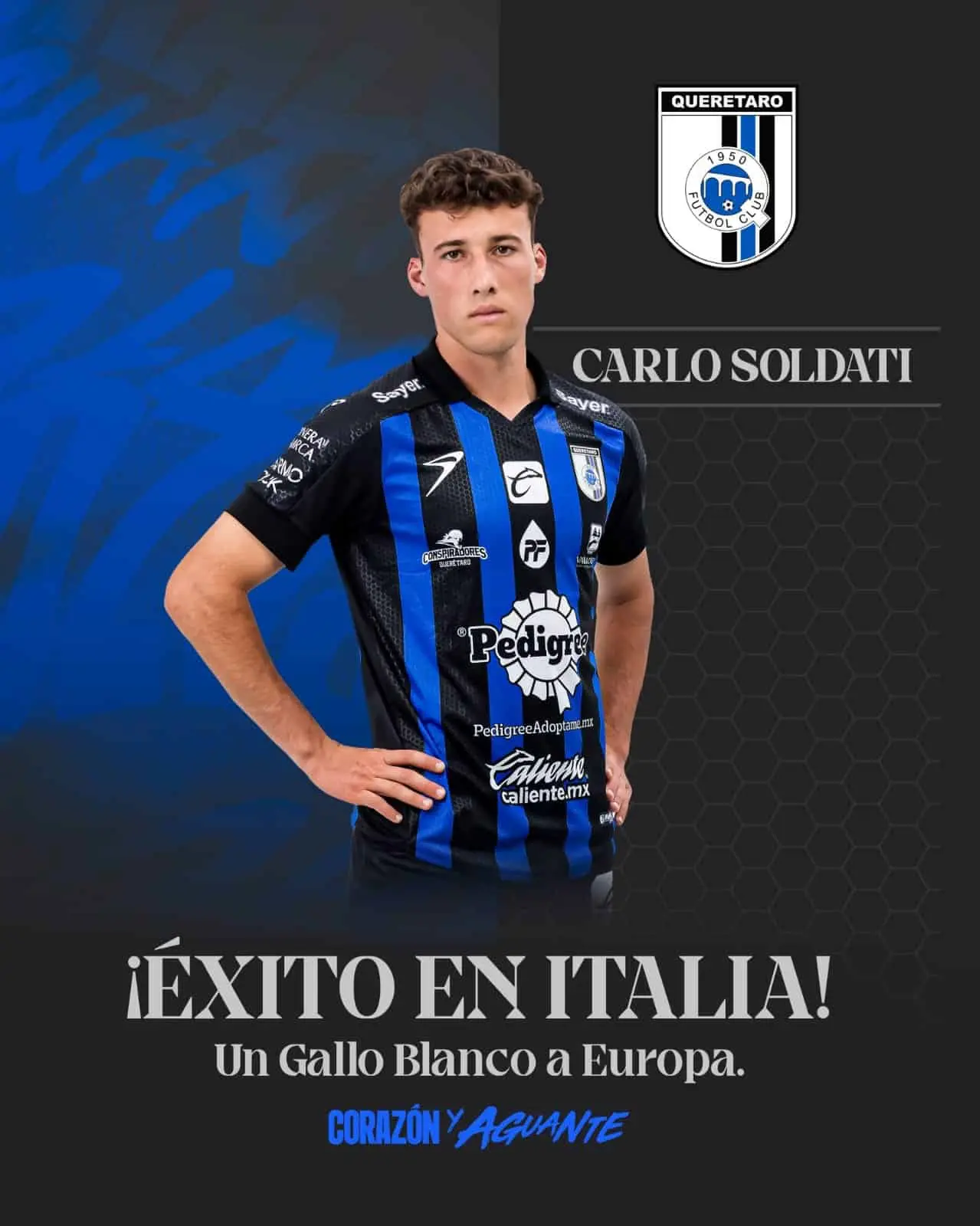 Carlo Soldati | Imagen: @Club_Queretaro