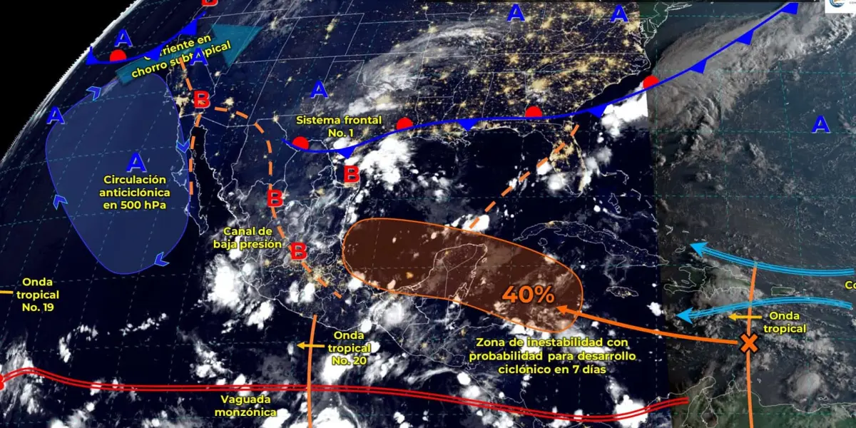 Pronóstico del clima para hoy martes 3 de septiembre.