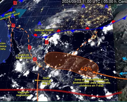 Clima en Sinaloa; Monzón mexicano ocasionará lluvias en municipios del centro del estado