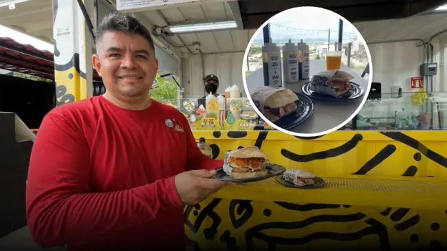 Almensor Toala trae a Culiacán un innovador concepto de sándwiches donde la estrella principal es el huevo. Foto: Lino Ceballos