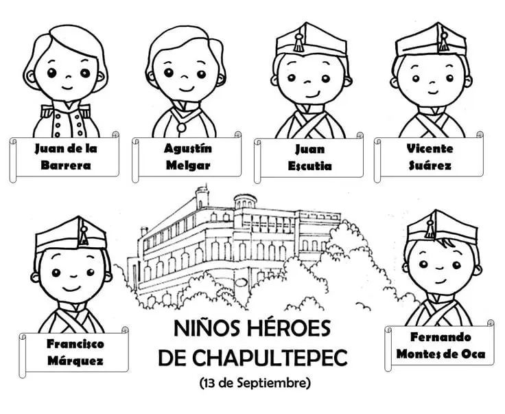 Niños héroes. 