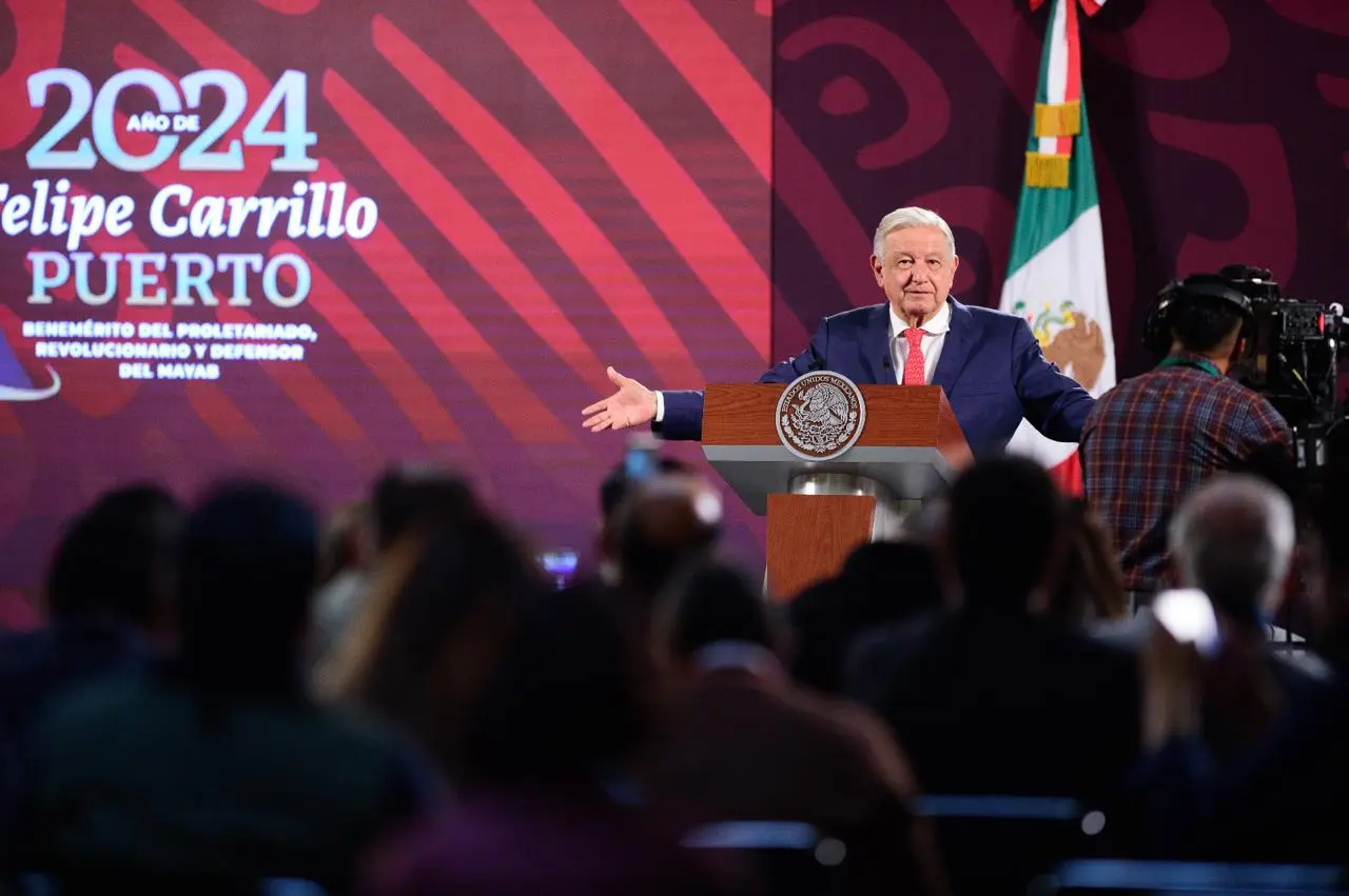 Andrés Manuel López Obrador, presidente de México.