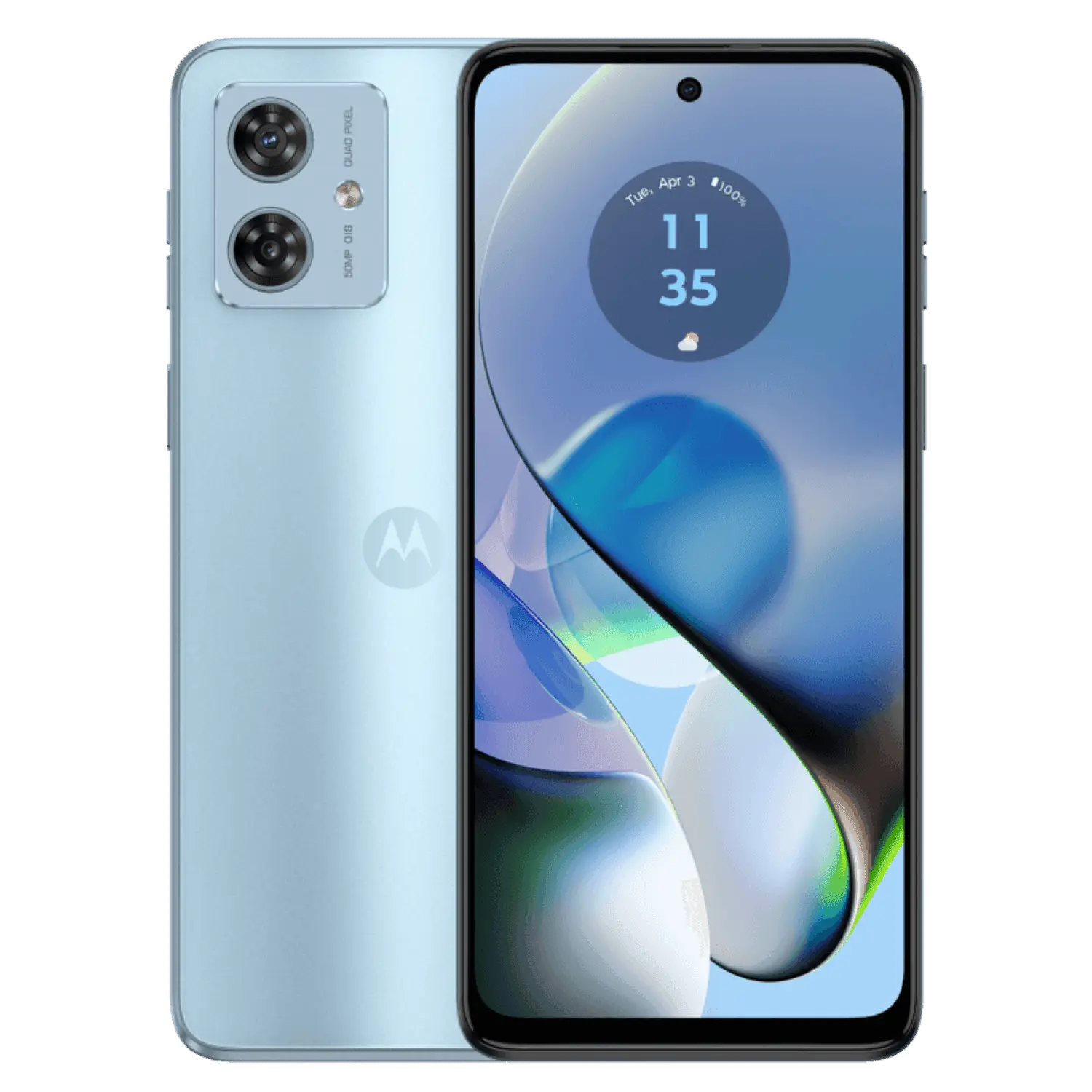 El Motorola Moto G54 con un diseño atractivo en la gama media. Foto: Cortesía