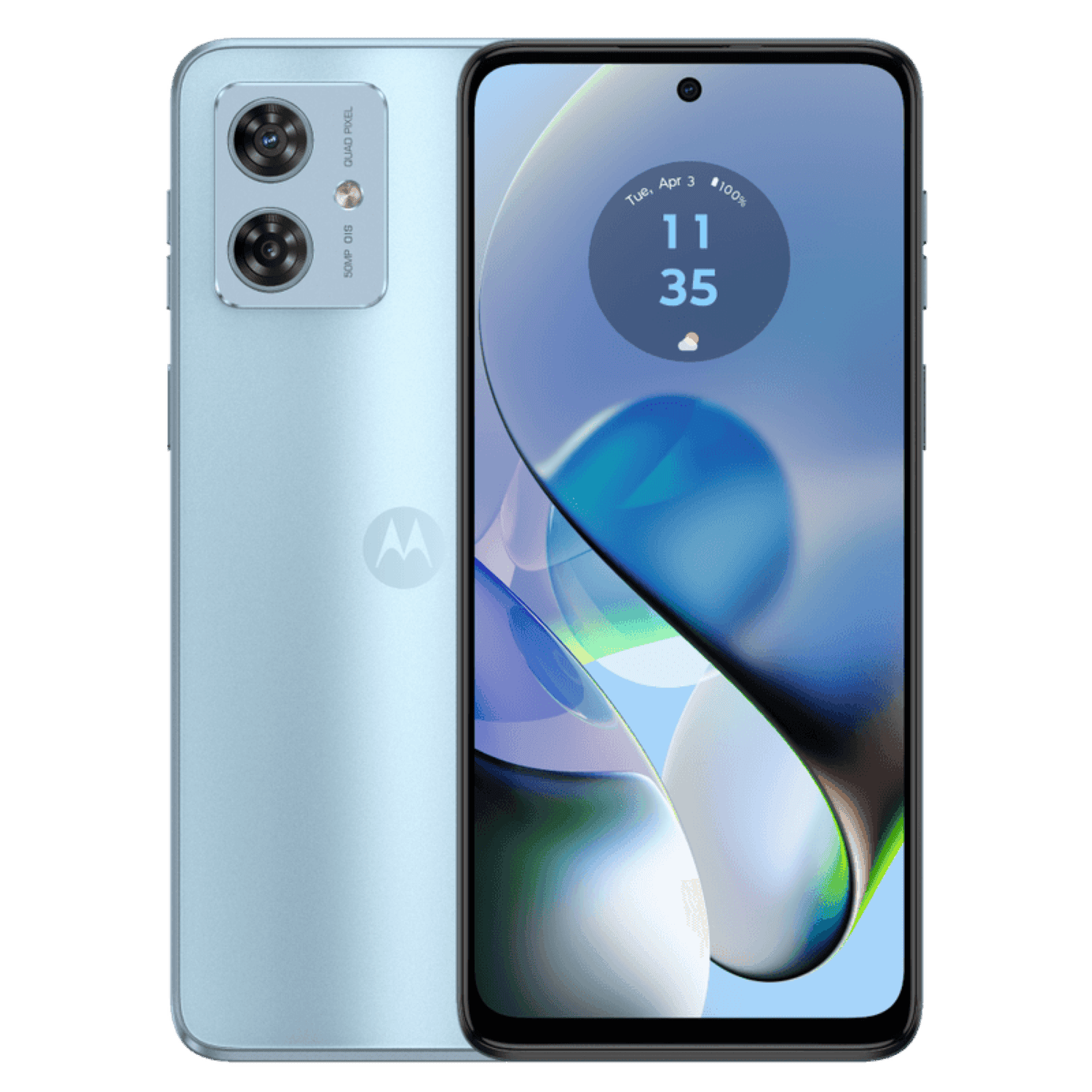 El Motorola Moto G54 con un diseño atractivo en la gama media. Foto: Cortesía