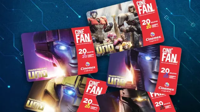 Si eres amante de la saga de Transformers, no te quedes sin tu tarjeta CineFan. Imagen: Cinemex