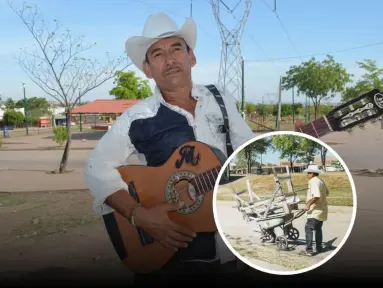 ¡De la albañilería a la música!  En Culiacán Martín Gutiérrez transforma su vida al superar graves problemas de salud