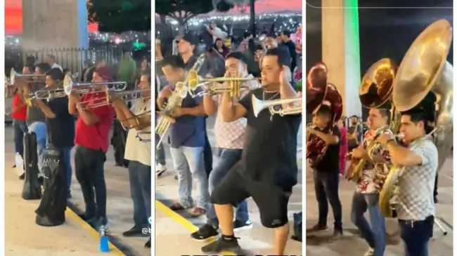 Más de 30 músicos de Culiacán le cantan a la Virgen de Guadalupe para pedirle por la paz. Foto: Captura de pantalla