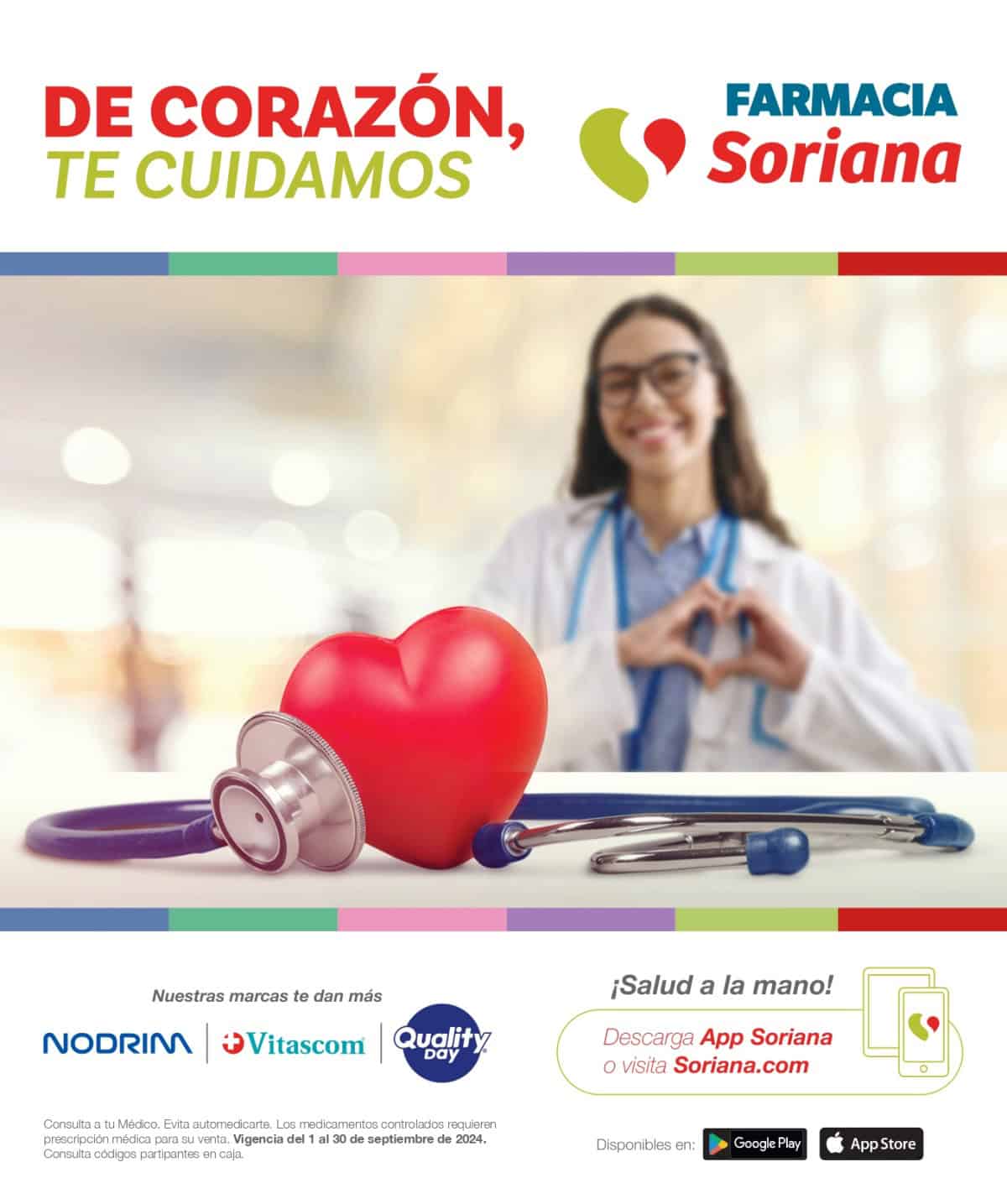 Descuentos de Soriana en farmacia durante septiembre de 2024