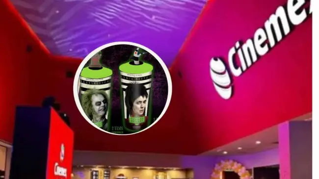 No te quedes sin tus vasos coleccionables de Beetlejuice 2 en Cinemex.