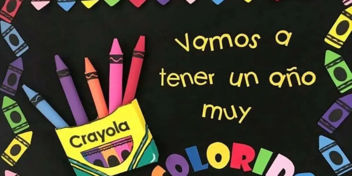 Diseños para el periódico mural para este regreso a clases 2024-2025. Foto: Pinterest