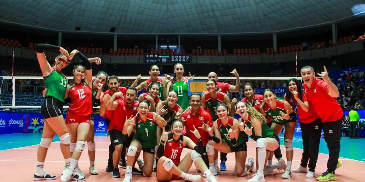 Selección mexicana de Voleibol de sala | Imagen: @FMVBvoleibol