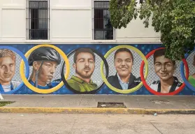 Con un mural rinden honor a los atletas olímpicos y paralímpicos de Sinaloa