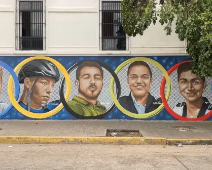 Con un mural rinden honor a los atletas olímpicos y paralímpicos de Sinaloa