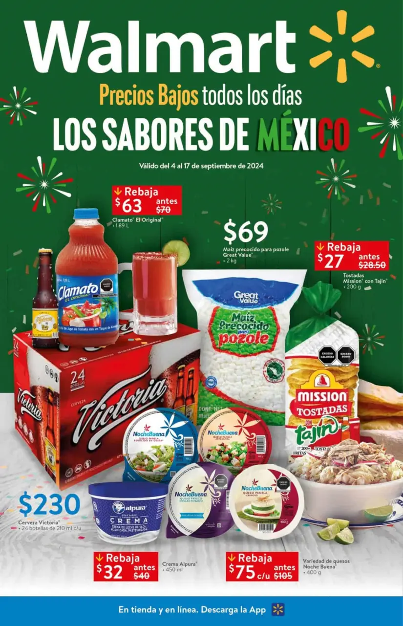 Las mejores ofertas de Walmart para las fiestas patrias