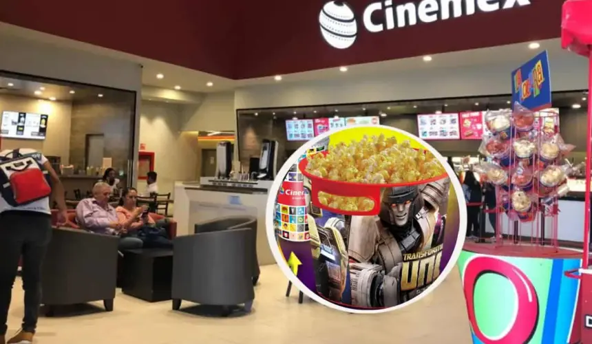 No te quedes sin tu palomera exclusiva de Transformers Uno en Cinemex.