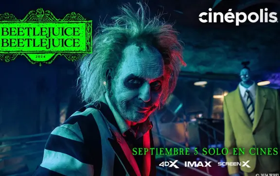 Cinépolis: ¿cuánto cuesta ver Beetlejuice 2 con combos?