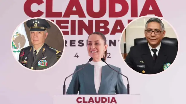 Sheinbaum presentó a los próximos titulares de Sedena y Semar este 6 de septiembre.