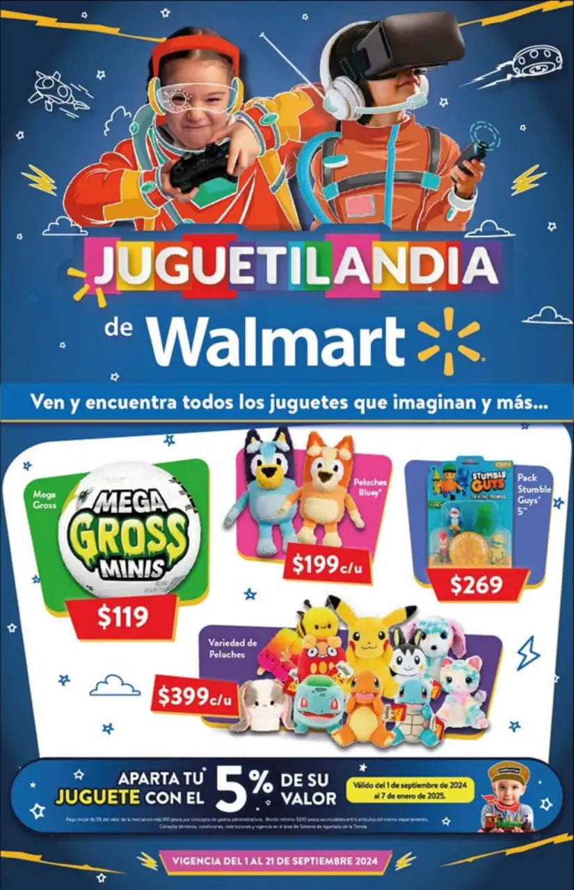 Walmart: los mejores descuentos en juguetes de septiembre 2024