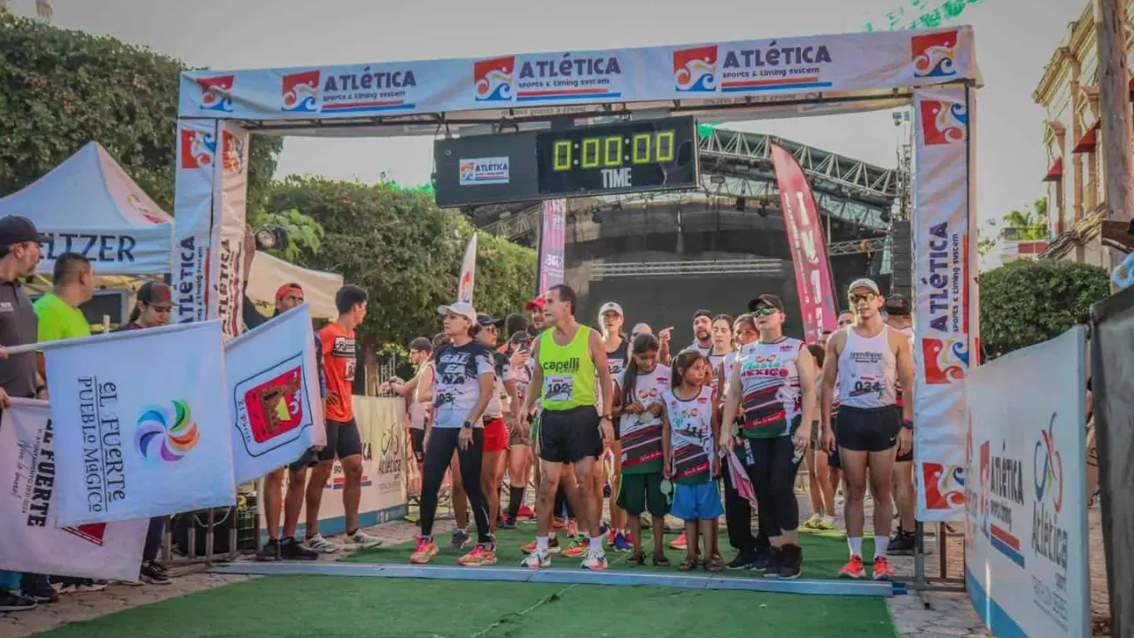 Ya está todo listo para la Carrera de la Independencia en el municipio de El Fuerte. Foto: Cortesía