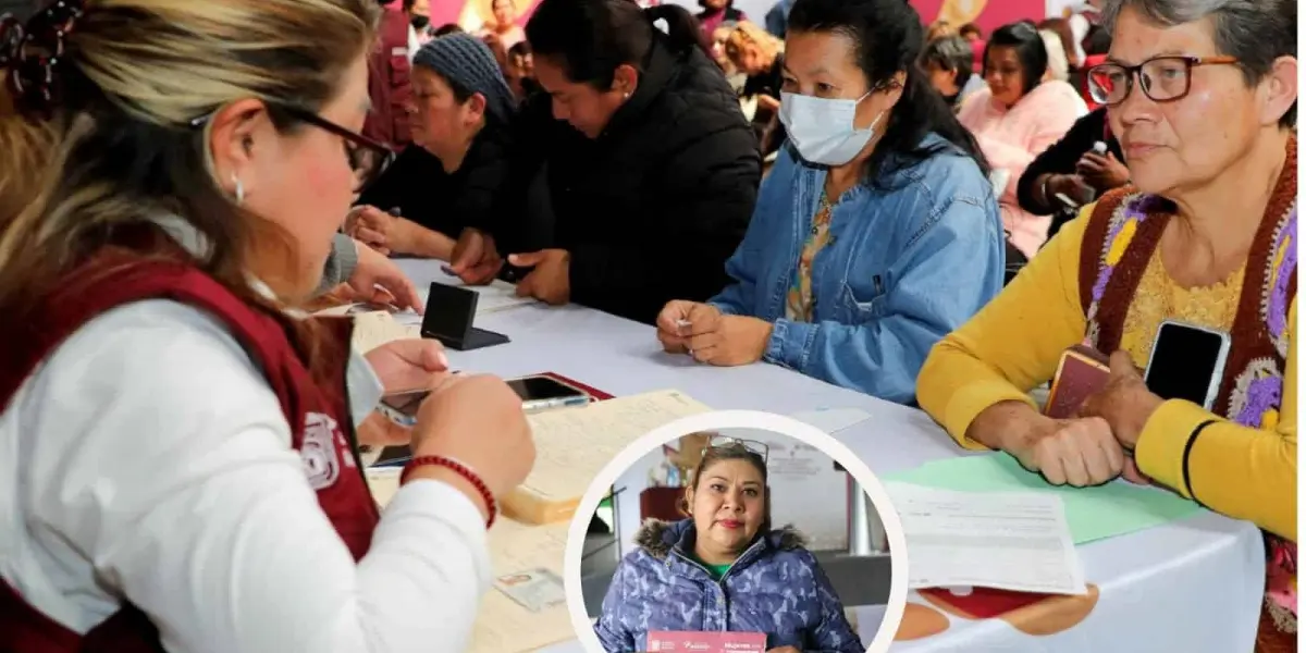 El programa de Mujeres con Bienestar, en el Estado de México, apoya con 2 mi 500 pesos bimestrales. Foto: Cortesía