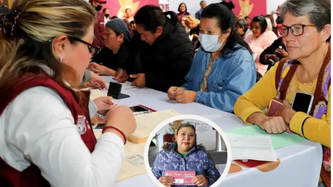 El programa de Mujeres con Bienestar, en el Estado de México, apoya con 2 mi 500 pesos bimestrales. Foto: Cortesía