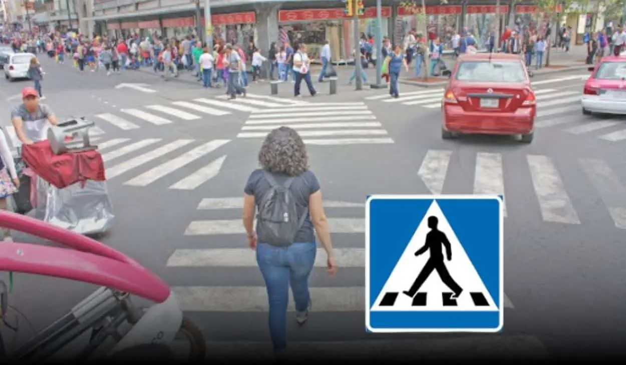 ¡Cual es el lugar o forma apropiada en que los peatones deben cruzar las calles?