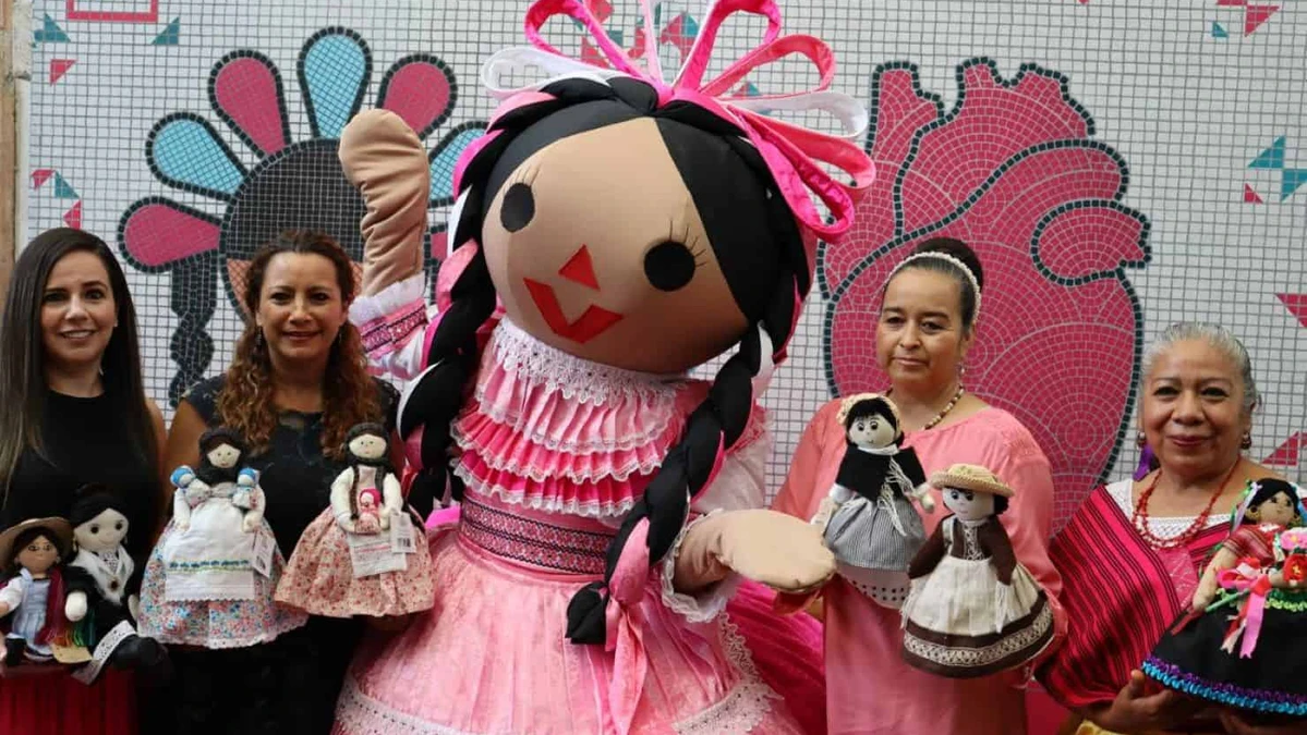 Serán dos días de la Expo Muñecas Artesanales en Querétaro. Foto: Cortesía