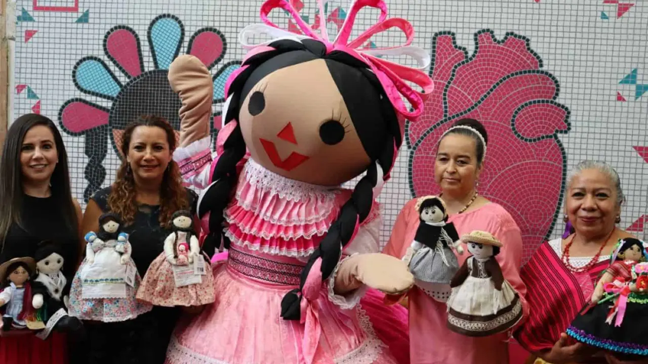 Serán dos días de la Expo Muñecas Artesanales en Querétaro. Foto: Cortesía