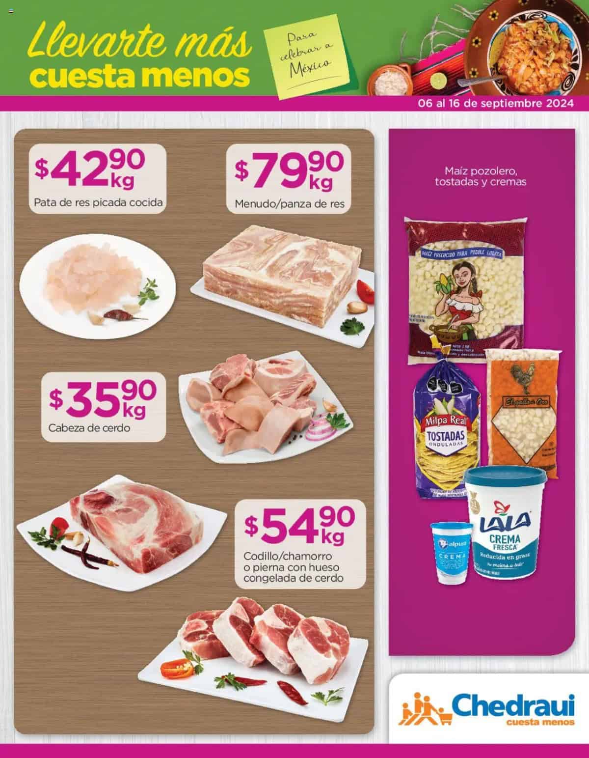 Chedraui: ofertas para las fiestas patrias, válidas hasta el 16 de septiembre