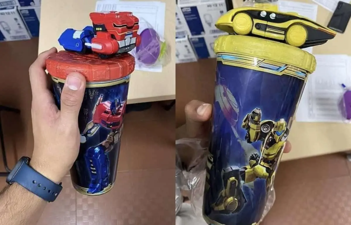 ¿Cuánto cuestan los vasos de Transformers One en Cinépolis?